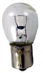 Model T 6-21CP - 21 c.p. light bulb, single contact, 6 volt, (straight pins)