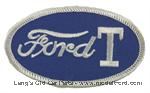 Model T A-PTH - Ford T patch, oval, blue with white letters